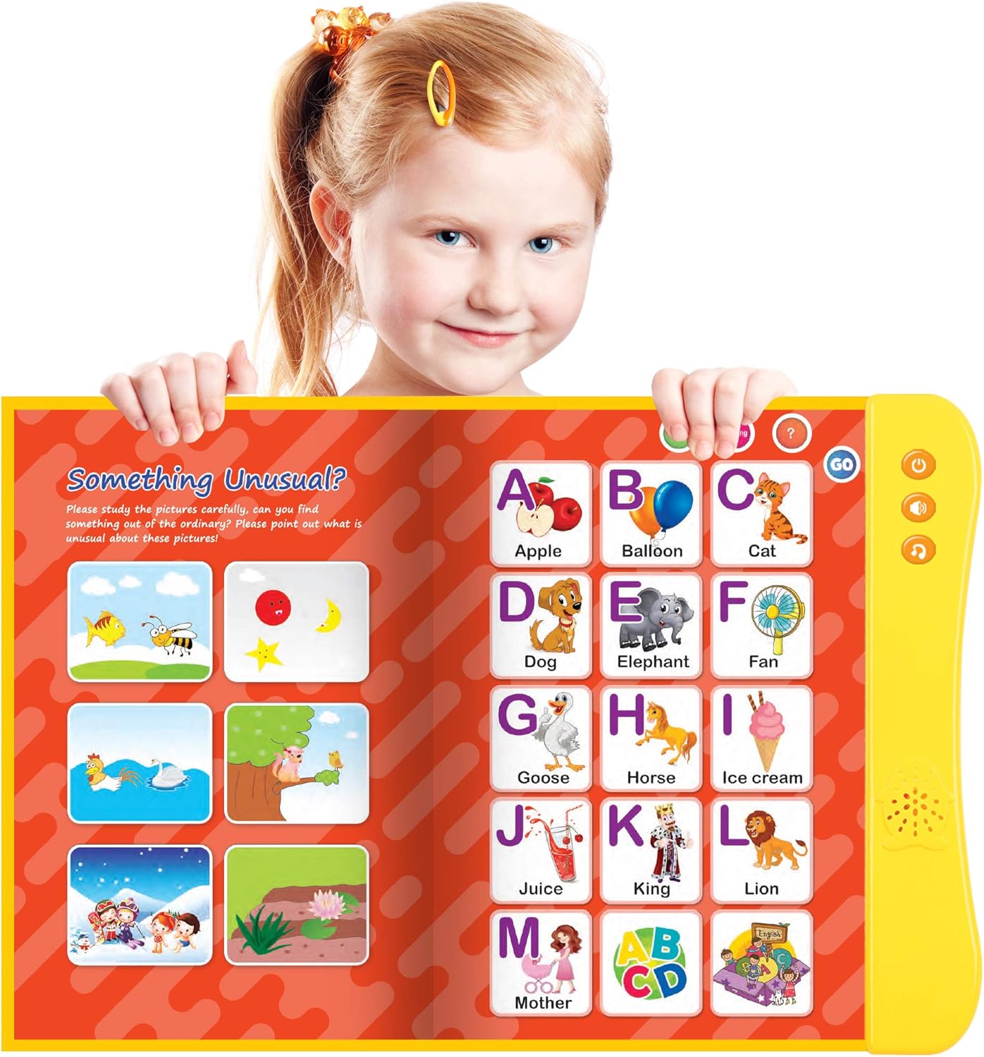 PebiKids ABC Interactive Sound Learning Book