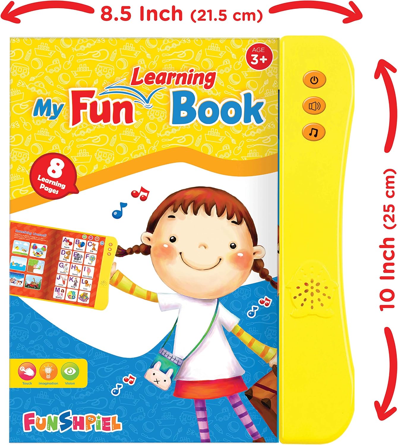 PebiKids ABC Interactive Sound Learning Book